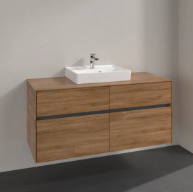 Тумба под раковину Villeroy & Boch Collaro 120х50 см ДСП дуб канзас C07000RH