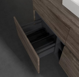 Тумба під раковину Villeroy & Boch Collaro 120х50 см ДСП кам'яний дуб C07000RK