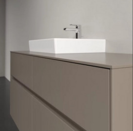 Тумба під раковину Villeroy&Boch Collaro 120х50 см ДСП трюфель сірий C07100VG