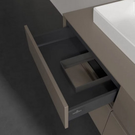 Тумба під раковину Villeroy&Boch Collaro 120х50 см ДСП трюфель сірий C07100VG