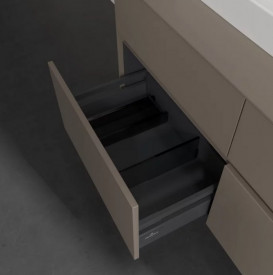 Тумба під раковину Villeroy&Boch Collaro 120х50 см ДСП трюфель сірий C07100VG