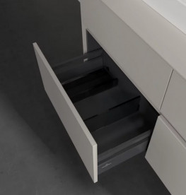 Тумба під раковину Villeroy&Boch Collaro 120х50 см ДСП м'який сірий C07100VK