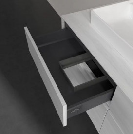 Тумба під раковину Villeroy&Boch Collaro 120х50 см ДСП біле дерево C07100E8