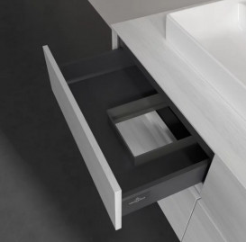 Тумба під раковину Villeroy&Boch Collaro 120х50 см ДСП біле дерево C07100E8