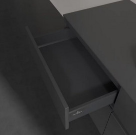 Тумба под раковину Villeroy & Boch Collaro 120х50 см МДФ глянцевый серый C07200FP