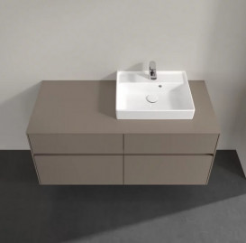 Тумба під раковину Villeroy & Boch Collaro 120х50 см ДСП сірий трюфель C07200VG