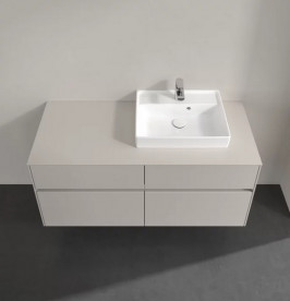 Тумба під раковину Villeroy&Boch Collaro 120х50 см ДСП м'який сірий C07200VK