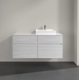 Тумба под раковину Villeroy & Boch Collaro 120х50 см ДСП белое дерево C07200E8