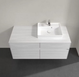 Тумба под раковину Villeroy & Boch Collaro 120х50 см ДСП белое дерево C07200E8