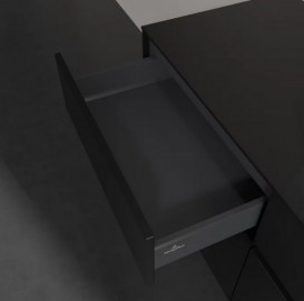 Тумба под раковину Villeroy & Boch Collaro 120х50 см МДФ черный матовый лак C07200PD