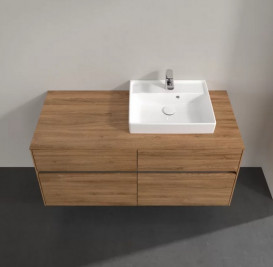 Тумба під раковину Villeroy & Boch Collaro 120х50 см ДСП дуб канзас C07200RH