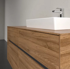 Тумба під раковину Villeroy & Boch Collaro 120х50 см ДСП дуб канзас C07200RH