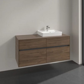 Тумба під раковину Villeroy & Boch Collaro 120х50 см ДСП дуб аризона C07200VH