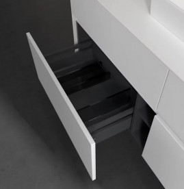 Тумба под раковину Villeroy & Boch Collaro 140х50 см МДФ глянцевый белый C07300DH