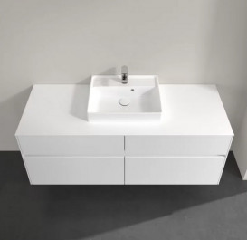 Тумба под раковину Villeroy & Boch Collaro 140х50 см ДСП белый матовый C07300MS