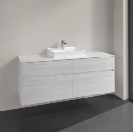 Тумба под раковину Villeroy & Boch Collaro 140х50 см ДСП белое дерево C07300E8