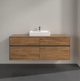 Тумба під раковину Villeroy & Boch Collaro 140х50 см ДСП дуб канзас C07300RH