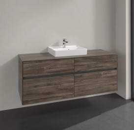 Тумба под раковину Villeroy & Boch Collaro 140х50 см ДСП каменный дуб C07300RK