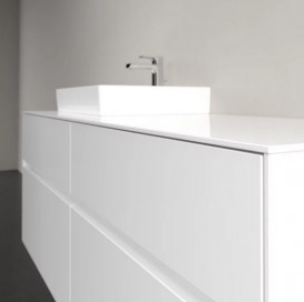 Тумба під раковину Villeroy & Boch Collaro 140х50 см глянсовий МДФ білий C07400DH