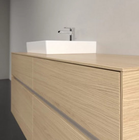 Тумба під раковину Villeroy&Boch Collaro 140х50 см ДСП північний дуб C07400VJ