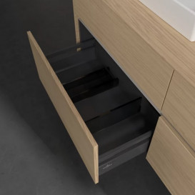 Тумба під раковину Villeroy&Boch Collaro 140х50 см ДСП північний дуб C07400VJ