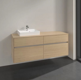 Тумба під раковину Villeroy&Boch Collaro 140х50 см ДСП північний дуб C07400VJ