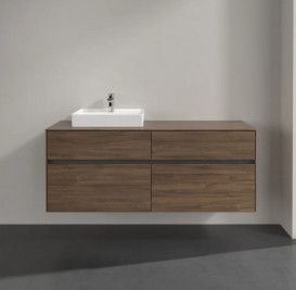 Тумба під раковину Villeroy & Boch Collaro 140х50 см ДСП дуб аризона C07400VH