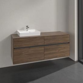 Тумба під раковину Villeroy & Boch Collaro 140х50 см ДСП дуб аризона C07400VH