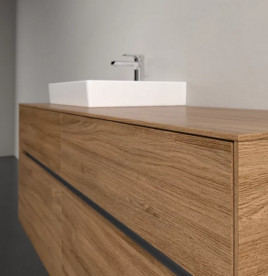 Тумба під раковину Villeroy & Boch Collaro 140х50 см ДСП дуб канзас C07400RH