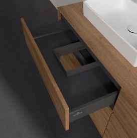 Тумба під раковину Villeroy & Boch Collaro 140х50 см ДСП дуб канзас C07400RH