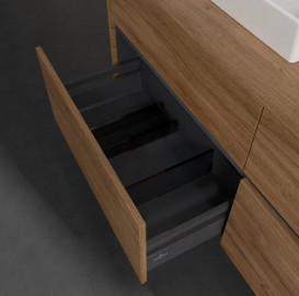 Тумба під раковину Villeroy & Boch Collaro 140х50 см ДСП дуб канзас C07400RH