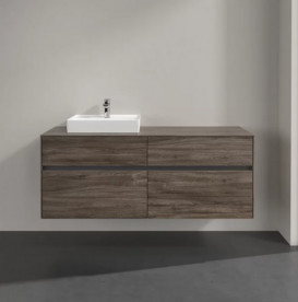 Тумба под раковину Villeroy & Boch Collaro 140х50 см ДСП каменный дуб C07400RK