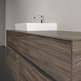 Тумба под раковину Villeroy & Boch Collaro 140х50 см ДСП каменный дуб C07400RK