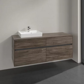 Тумба под раковину Villeroy & Boch Collaro 140х50 см ДСП каменный дуб C07400RK