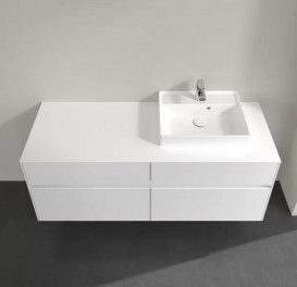 Тумба под раковину Villeroy & Boch Collaro 140х50 см ДСП белый матовый C07500MS