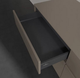 Тумба под раковину Villeroy & Boch Collaro 140х50 см ДСП трюфель серый C07500VG