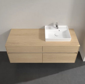 Тумба під раковину Villeroy&Boch Collaro 140х50 см ДСП північний дуб C07500VJ