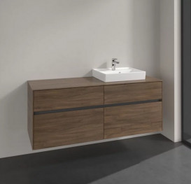 Тумба під раковину Villeroy & Boch Collaro 140х50 см ДСП дуб аризона C07500VH