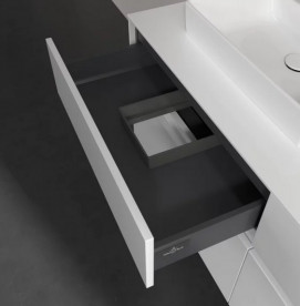 Тумба під раковину Villeroy & Boch Collaro 140х50 см МДФ глянсовий білий C07600DH