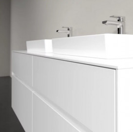 Тумба под раковину Villeroy & Boch Collaro 140х50 см ДСП белый матовый C07600MS