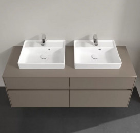 Тумба под раковину Villeroy & Boch Collaro 140х50 см ДСП трюфель серый C07600VG