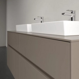 Тумба под раковину Villeroy & Boch Collaro 140х50 см ДСП трюфель серый C07600VG