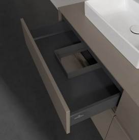 Тумба под раковину Villeroy & Boch Collaro 140х50 см ДСП трюфель серый C07600VG