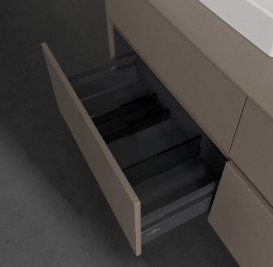 Тумба под раковину Villeroy & Boch Collaro 140х50 см ДСП трюфель серый C07600VG