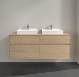 Тумба под раковину Villeroy & Boch Collaro 140х50 см ДСП северный дуб C07600VJ