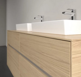 Тумба под раковину Villeroy & Boch Collaro 140х50 см ДСП северный дуб C07600VJ