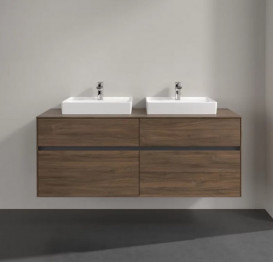 Тумба под раковину Villeroy & Boch Collaro 140х50 см ДСП дуб аризона C07600VH