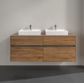 Тумба под раковину Villeroy & Boch Collaro 140х50 см ДСП дуб канзас C07600RH