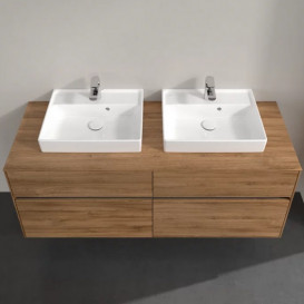 Тумба под раковину Villeroy & Boch Collaro 140х50 см ДСП дуб канзас C07600RH