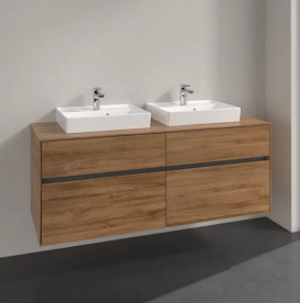 Тумба под раковину Villeroy & Boch Collaro 140х50 см ДСП дуб канзас C07600RH